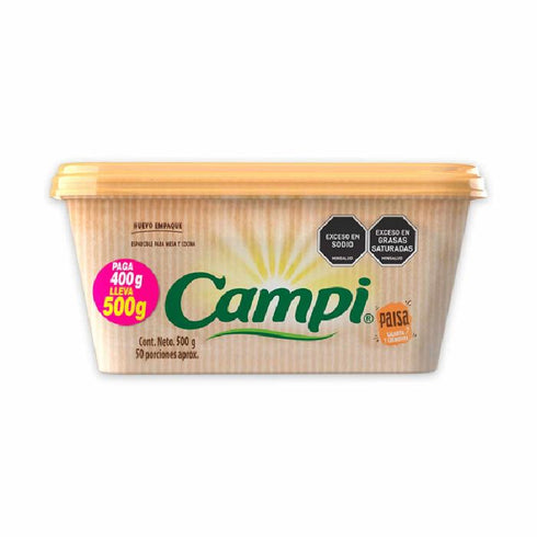 ESPARCIBLE CAMPI PAISA PAG 400G LL 500G